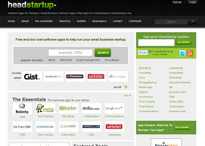 Headstartup Screenshot