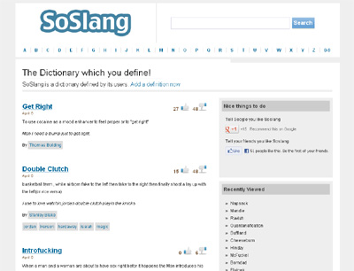 Online Slang Dictionary – Soslang.com